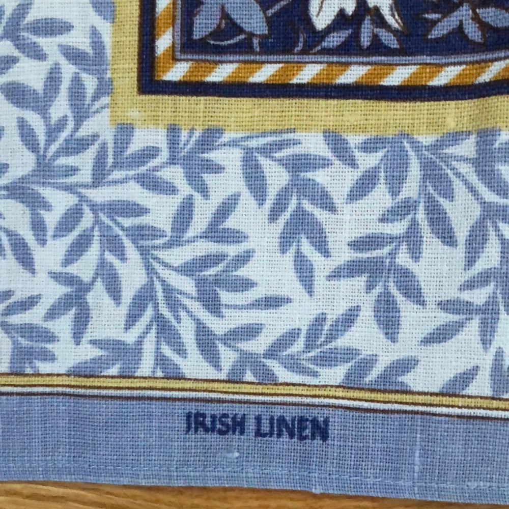 VTG Irish Linen Pheasants Tea Towel Standen National Trust by Pat Albeck EUC - Picture 8 of 12